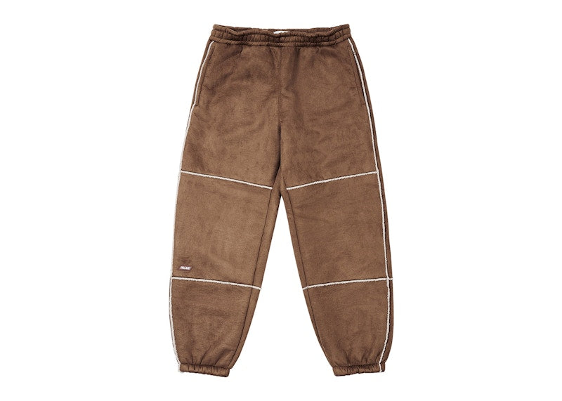 Palace Sherpa Faux Suede Jogger Caked Brown