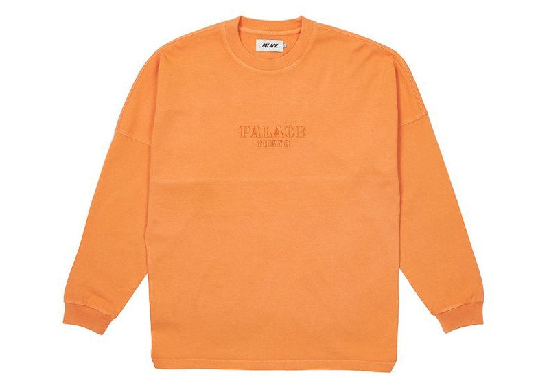 Palace Shop Drop Shoulder Longsleeve Orange - Tokyo