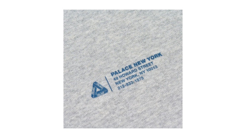 Palace Shop Locator Crew Grey Marl