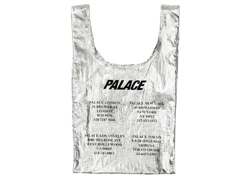 Palace Shop Reusable Bag Silver
