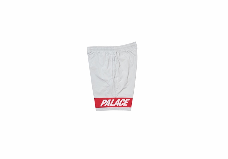 Palace Side Shorts Grey/Red