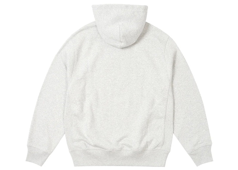 Palace Signature Hood (FW23) Grey Marl