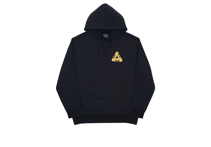 Palace Skeledon Hood Black/Yellow