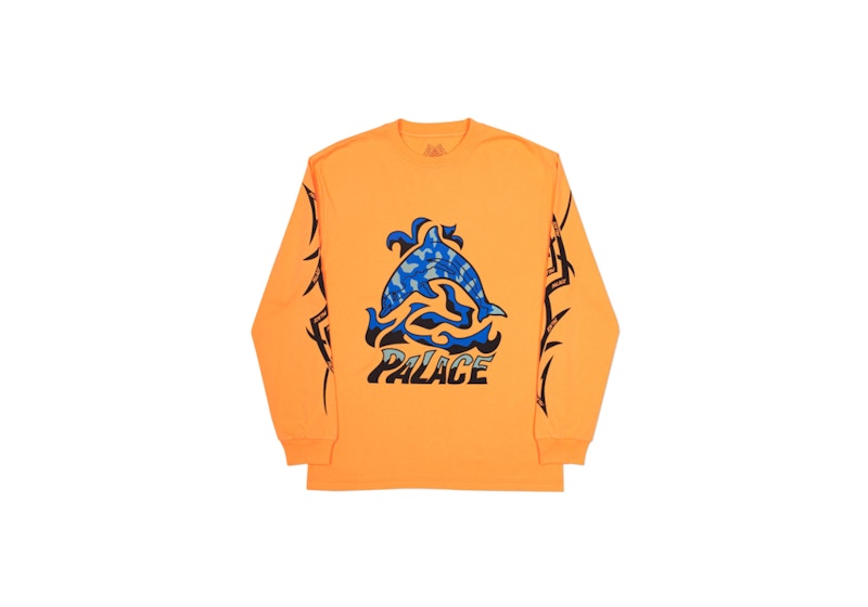 Palace Sketchy Dolphin Longsleeve Orange/Black/Blue