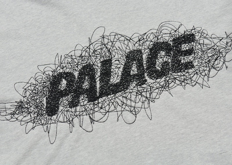 Palace Sketchy Hood Grey Marl