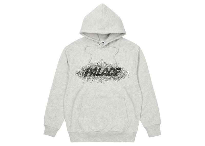 Palace Sketchy Hood Grey Marl