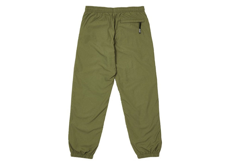 Palace Slant Zip Shell Pant Olive