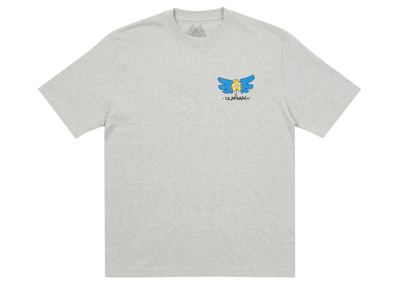 Palace Slap Angel T-shirt Grey Marl