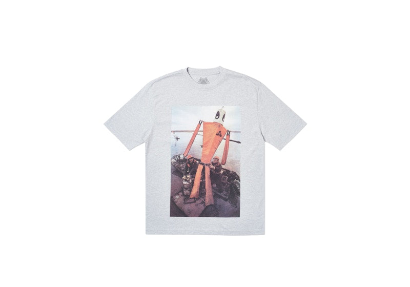 Palace Slick T-shirt Grey Marl