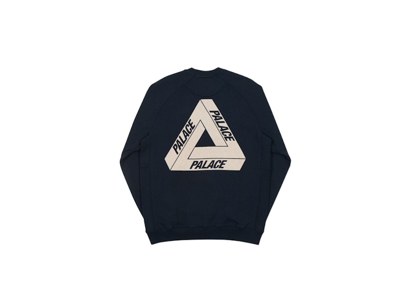 Palace Slub Crew Black