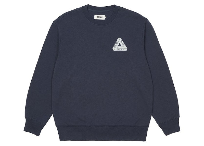 Palace Slub Crew (FW21) Navy