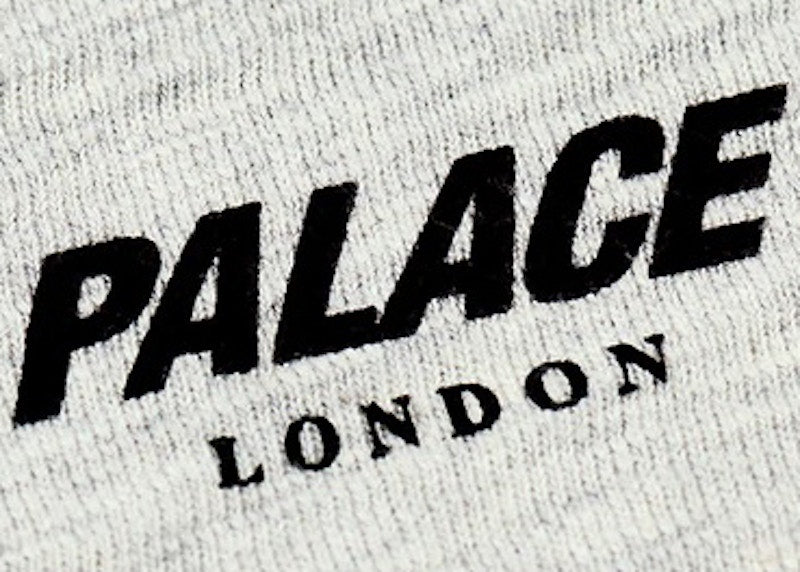 Palace Slub Zig Zag Longsleeve Grey Marl