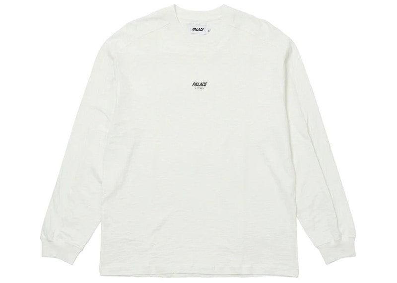 Palace Slub Zig Zag Longsleeve White