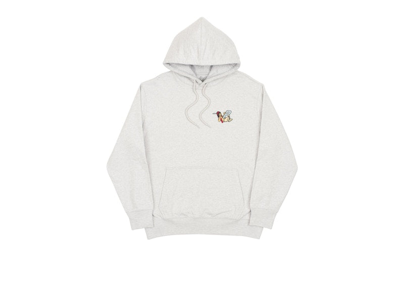 Palace Smoke Sig Hood Grey Marl