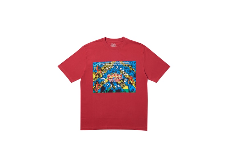 Palace Sound Mate T-shirt Dark Red