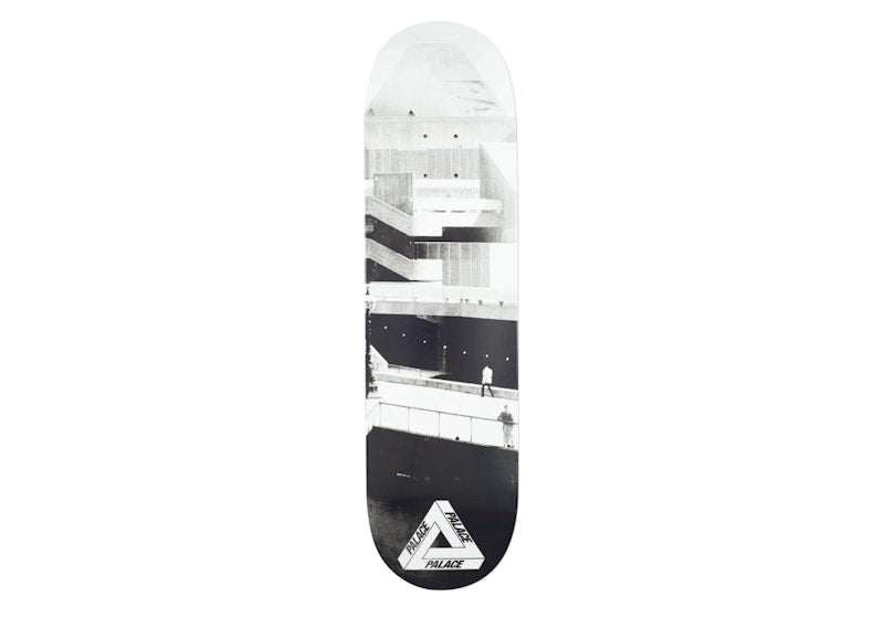 Palace Southbank 8.25 Skateboard Deck Black/White