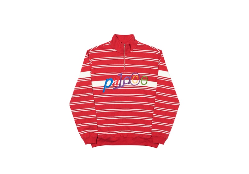 Palace Space Cadet 1/4 Zip Red