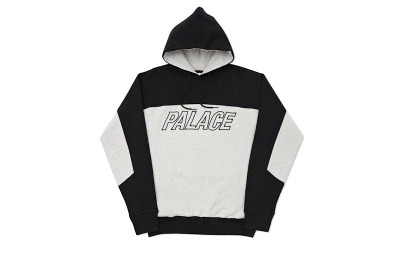 Palace Space Hoodie Black/ Grey Marl
