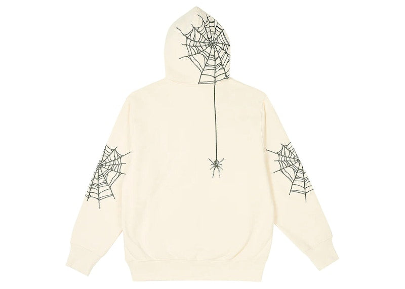 Palace Spider Zip Hood Soft White