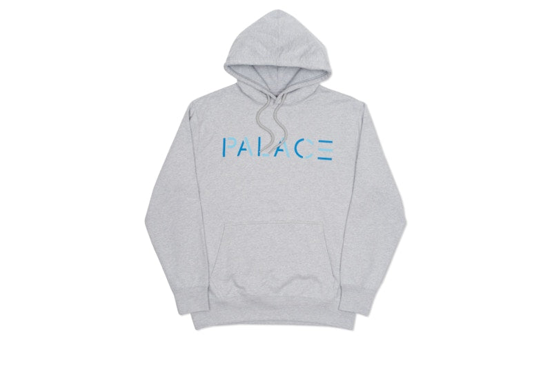 Palace Spirit Hood Grey Marl