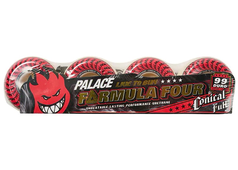 Palace Spitfire Conical Full Formula Natural 52mm Wheels White/Red