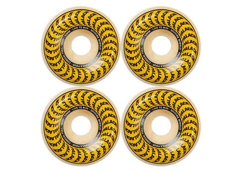 Palace Spitfire Conical Full Formula Natural 53mm Wheels White/Yellow