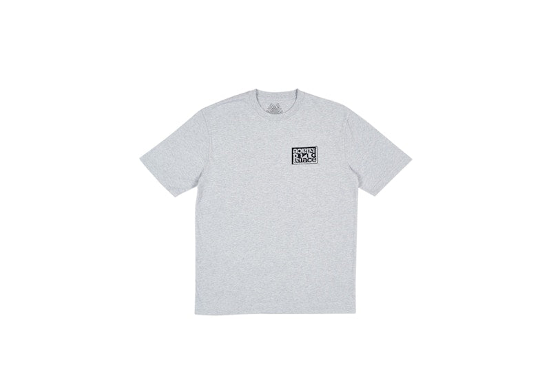 Palace Split T-shirt Grey Marl/Blue