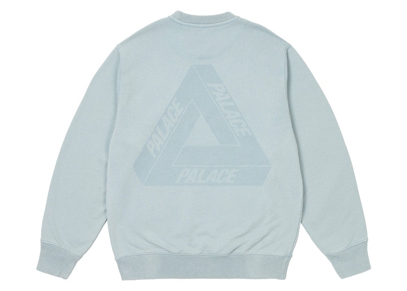 Palace Spray Tri-Ferg Crew Hazy Blue