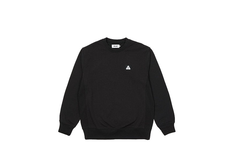 Palace Square Patch Crew Black