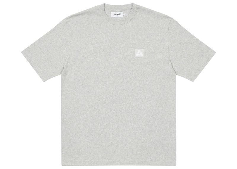 Palace Square Patch T-shirt Grey Marl