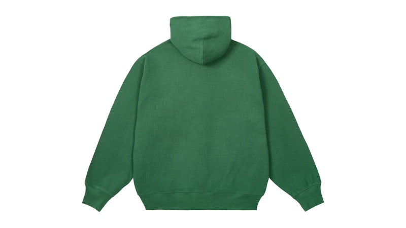 Palace Stamp Waffle Zip Hood Racey Green