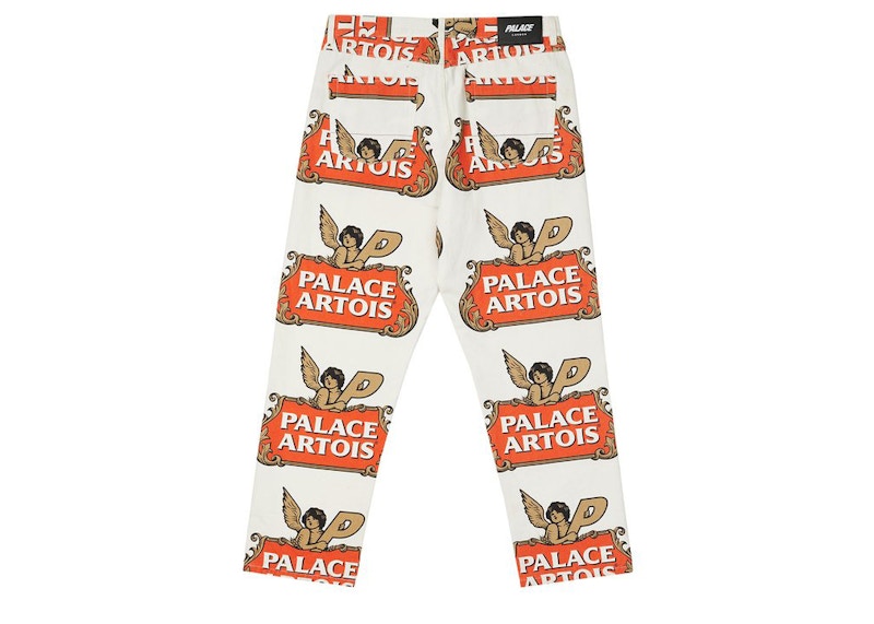 Palace Stella Artois Pant White/Red/Gold