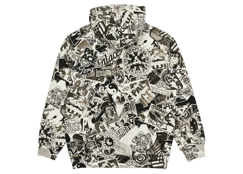 Palace Sticker Pack Hood Black/White