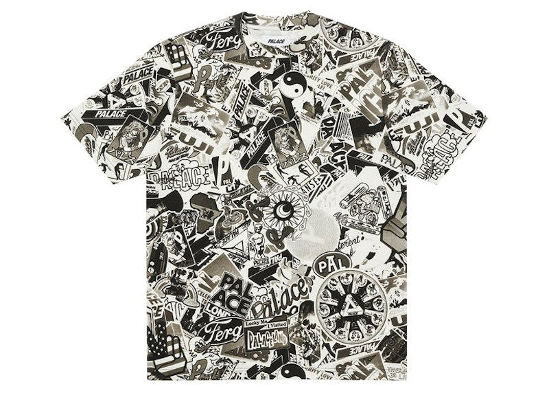 Palace Sticker Pack T-shirt Black/White