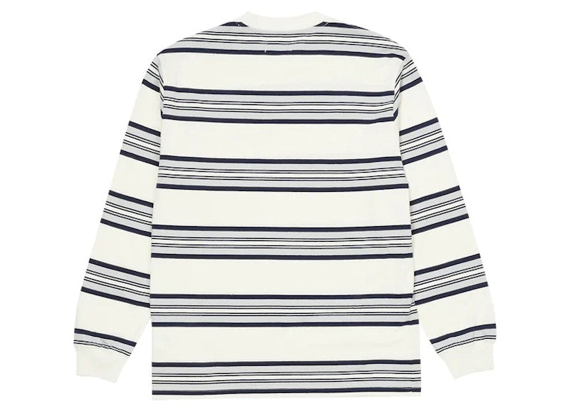 Palace Stoner Stripe Longsleeve Top White