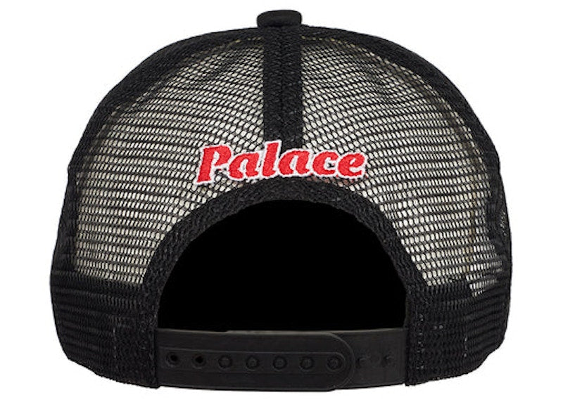 Palace Strawberry Trucker Hat Black