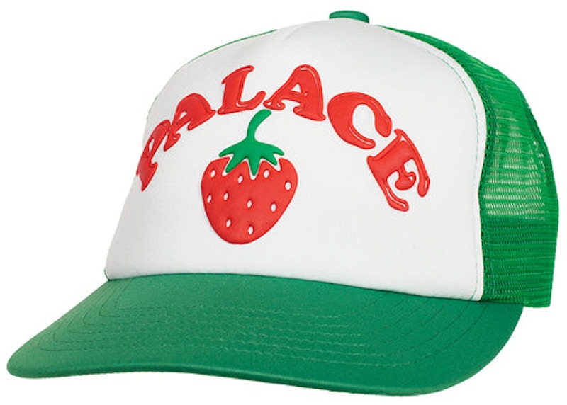 Palace Strawberry Trucker Hat Green