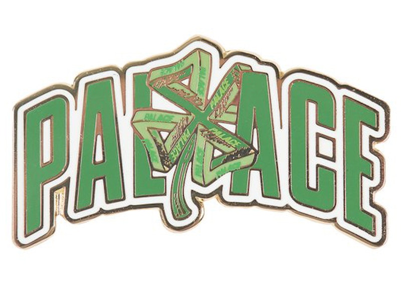 Palace Strike It Lucky Pin Badge Green