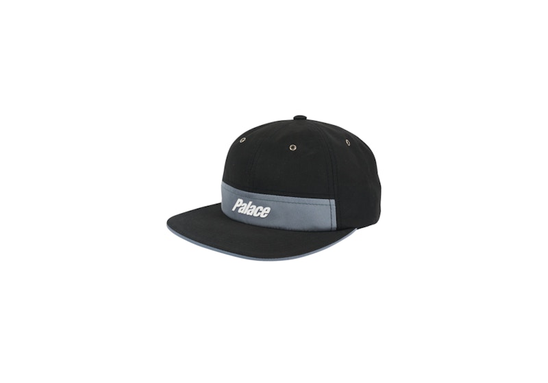 Palace Strip 6-Panel Hat Black/Grey