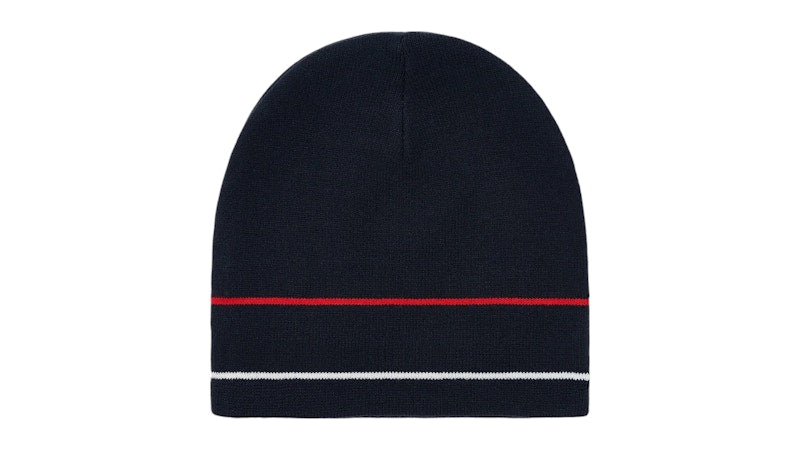 Palace Stripe Nein Cuff Beanie Navy