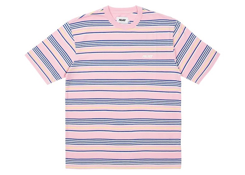 Palace Stripe T-shirt Pink