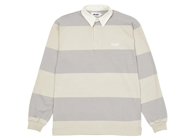 Palace Striped Rugby Beige