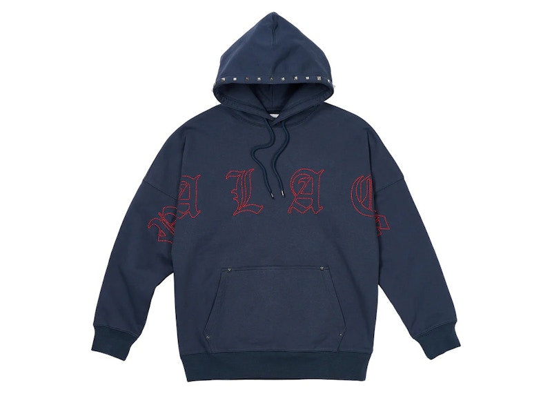 Palace Stud Hood Navy