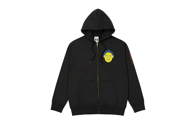 Palace Suburban Bliss Elf Head Patch Zip Hood Black
