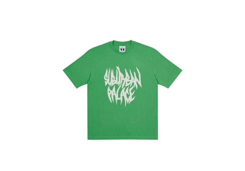Palace Suburban Bliss Paintbrush T-shirt Green
