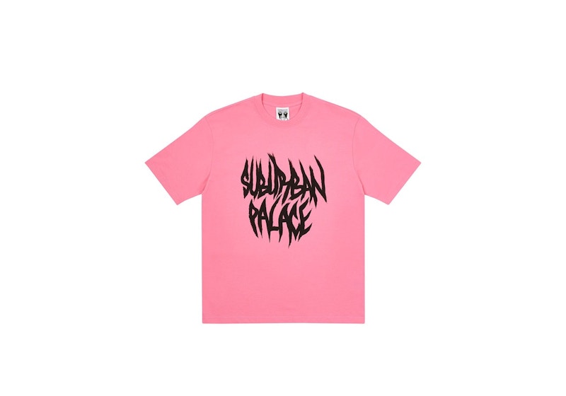 Palace Suburban Bliss Paintbrush T-shirt Pink