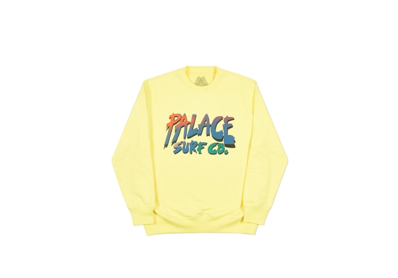 Palace Surf Co Crew Light Yellow