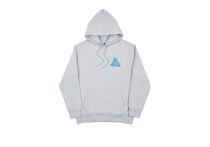 Palace Surkit Hood Grey Marl/Blue