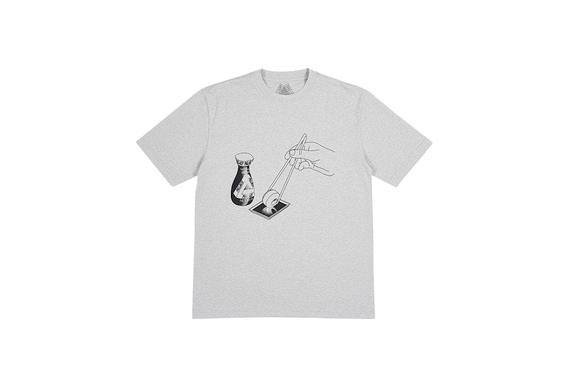 Palace Sushi T-shirt Grey Marl