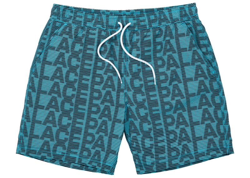Palace Swim Shorts Cyan